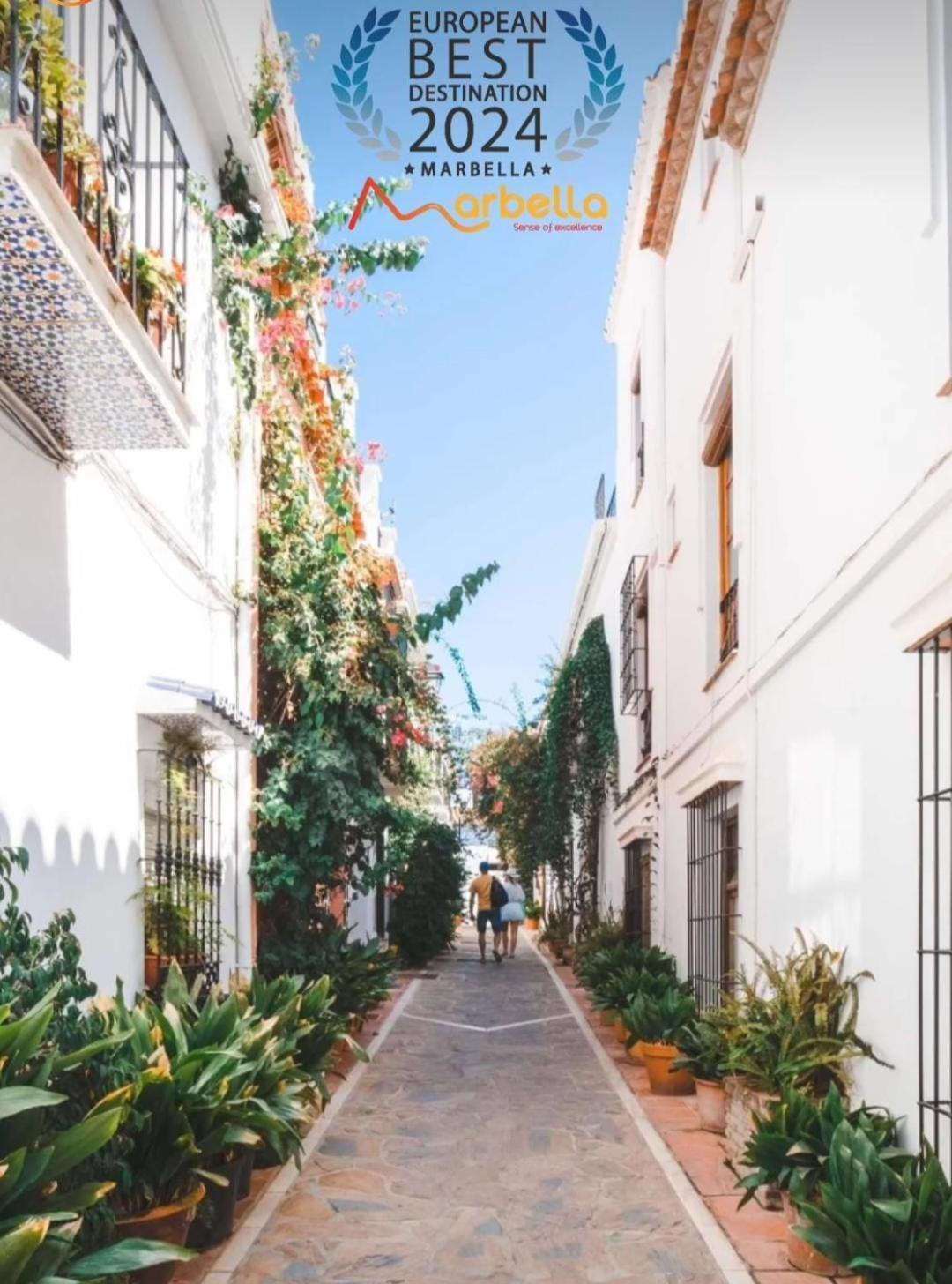 Amazing Front Sea View Studio. Marbella Centre エクステリア 写真