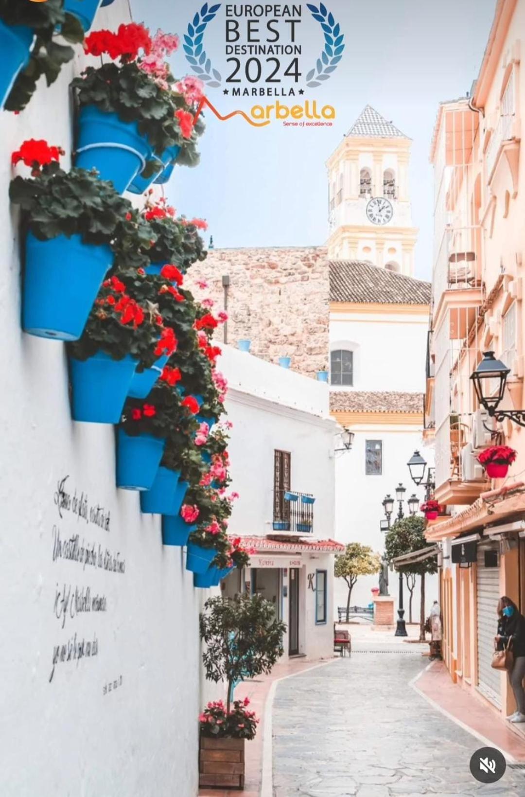 Amazing Front Sea View Studio. Marbella Centre エクステリア 写真